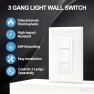 Thumbnail Smart Light Switch 3 Gang — Smart Switch, GREENBELL