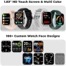 Thumbnail Fitness Watch with Bluetooth Call & Message Notifications — Fitness Tracker, MFVLP