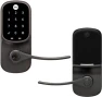 Thumbnail Satin Nickel Assure Lock Entry Door Handle with Wi-Fi Connected Keypad — Smart Lock, Yale