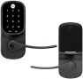 Thumbnail Satin Nickel Assure Lock Entry Door Handle with Wi-Fi Connected Keypad — Smart Lock, Yale