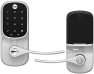 Thumbnail Satin Nickel Assure Lock Entry Door Handle with Wi-Fi Connected Keypad — Smart Lock, Yale