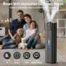 Thumbnail Smart Humidifier with Diffuser, Night Light, Timer, and Humidity Control — Humidifier, Honovos