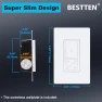 Thumbnail Super Slim Digital LED Dimmer Switch with Air Gap Power Cut Off — Smart Switch, BESTTEN