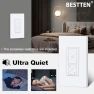 Thumbnail Super Slim Digital LED Dimmer Switch with Air Gap Power Cut Off — Smart Switch, BESTTEN