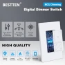 Thumbnail Super Slim Digital LED Dimmer Switch with Air Gap Power Cut Off — Smart Switch, BESTTEN