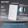 Thumbnail Super Slim Digital LED Dimmer Switch with Air Gap Power Cut Off — Smart Switch, BESTTEN