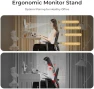 Thumbnail Electric Standing Desk with Drawers and Monitor Stand — Standing Desk, COMHOMA