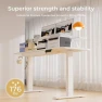 Thumbnail Electric Standing Desk with Drawers and Monitor Stand — Standing Desk, COMHOMA