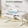 Thumbnail Electric Standing Desk with Drawers — Standing Desk, GTPLAYER