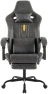 Thumbnail Ergonomic Gaming Chair with Footrest, Massage Lumbar Cushion, and Adjustable Recliner — Smart Chairs, SUKIDA