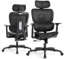 Thumbnail Ergonomic Office Chair with Adjustable Headrest, 3D Armrests, and Lumbar Support — Smart Chairs, Magshion