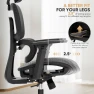 Thumbnail Ergonomic Office Chair with Adjustable Headrest, 3D Armrests, and Lumbar Support — Smart Chairs, Magshion