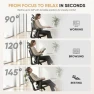 Thumbnail Ergonomic Office Chair with Adjustable Headrest, 3D Armrests, and Lumbar Support — Smart Chairs, Magshion