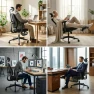 Thumbnail Ergonomic Office Chair with Dynamic Split-Back Design — Smart Chairs, RIEIOR