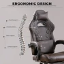 Thumbnail Gaming Chair with Footrest and Massage Lumbar Support — Smart Chairs, NIONIK