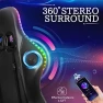 Thumbnail Gaming Chair with Massage, Bluetooth Speakers, and LED Lights — Smart Chairs, HOFFREE