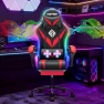 Thumbnail Gaming Chair with Massage, Bluetooth Speakers, and LED Lights — Smart Chairs, HOFFREE