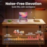 Thumbnail Glass Standing Desk with Drawers — Standing Desk, HUANUO