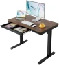 Thumbnail Glass Standing Desk with Drawers — Standing Desk, HUANUO