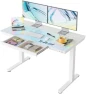 Thumbnail Glass Standing Desk with Drawers — Standing Desk, HUANUO