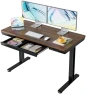 Thumbnail Glass Standing Desk with Drawers — Standing Desk, HUANUO
