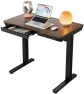 Thumbnail Glass Standing Desk with Drawers — Standing Desk, HUANUO