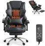 Thumbnail Massage Office Chair with Foot Rest — Smart Chairs, Mvpipi