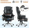 Thumbnail Massage Office Chair with Foot Rest — Smart Chairs, Mvpipi