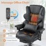 Thumbnail Massage Office Chair with Foot Rest — Smart Chairs, Mvpipi