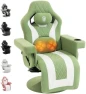 Thumbnail Racing Style Gaming Recliner Chair with Massage Lumbar Support, Footrest, Cup Holder, Side Pouch, High Back Ergonomic... — Smart Chairs, Dowinx