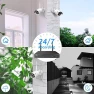 Thumbnail Wireless Pro WiFi Security Camera System, 16CH 4K NVR Kit, Corded Powered 8Pcs 5MP CCTV Home Security Camera System for... — Security Camera, Hiseeu