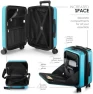 Thumbnail 20 Inch Carry On Luggage with Cosmetic Case — Smart Luggage, TRAVELARIM