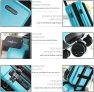 Thumbnail 20 Inch Carry On Luggage with Cosmetic Case — Smart Luggage, TRAVELARIM