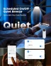 Thumbnail 65 Inch Ultra-thin Smart Ceiling Fan with WiFi Alexa APP Remote Control, Whole Aluminum DC Motor and Blades, 6 Speed,... — Smart Fan, ECOiTEL