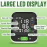 Thumbnail Automatic Upper Arm Blood Pressure Monitor with Adjustable Large Cuff — Blood Pressure Monitor, Uvital