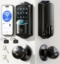 Thumbnail Built-in WiFi Smart Lock with Fingerprint Keypad Deadbolt — Smart Lock, Veise
