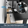 Thumbnail Adjustable Standing Desk with Cable Management and Accessories — Standing Desk, DeskShow
