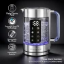 Thumbnail Digital Glass Electric Tea Kettle with Color-Changing LED Lights — Electric Kettle, OVENTE