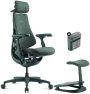 Thumbnail Dynamic Ergonomic Desk Chair with StepSync Footrest and Extra Battery Bundle — Smart Chairs, LiberNovo