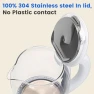 Thumbnail Electric Kettle with Stainless Steel and Glass Visual Boiling — Electric Kettle, Nuxatoms