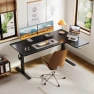 Thumbnail Electric L Shaped Standing Desk — Standing Desk, OffiGo