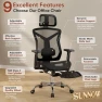 Thumbnail Ergonomic Office Chair with Footrest — Smart Chairs, SUNNOW