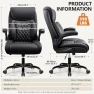 Thumbnail Ergonomic Office Chair with Lumbar Support and Flip-Up Armrests — Smart Chairs, BESTFAIR