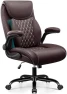 Thumbnail Ergonomic Office Chair with Lumbar Support and Flip-Up Armrests — Smart Chairs, BESTFAIR