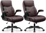 Thumbnail Ergonomic Office Chair with Lumbar Support and Flip-Up Armrests — Smart Chairs, BESTFAIR