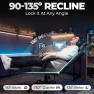Thumbnail Gaming Chair with Ergonomic Lumbar Support, High Back Recliner, and Footrest — Smart Chairs, N-GEN GAMING