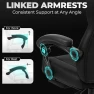 Thumbnail Gaming Chair with Ergonomic Lumbar Support, High Back Recliner, and Footrest — Smart Chairs, N-GEN GAMING