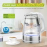 Thumbnail Glass & Stainless Steel Cordless Electric Kettle — Electric Kettle, NISVITU