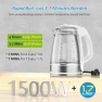 Thumbnail Glass & Stainless Steel Cordless Electric Kettle — Electric Kettle, NISVITU