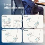 Thumbnail High Back Ergonomic Office Chair with Lumbar Support, Mesh Back, 4D Armrests, and 40° Recline — Smart Chairs, UPLIFT DESK